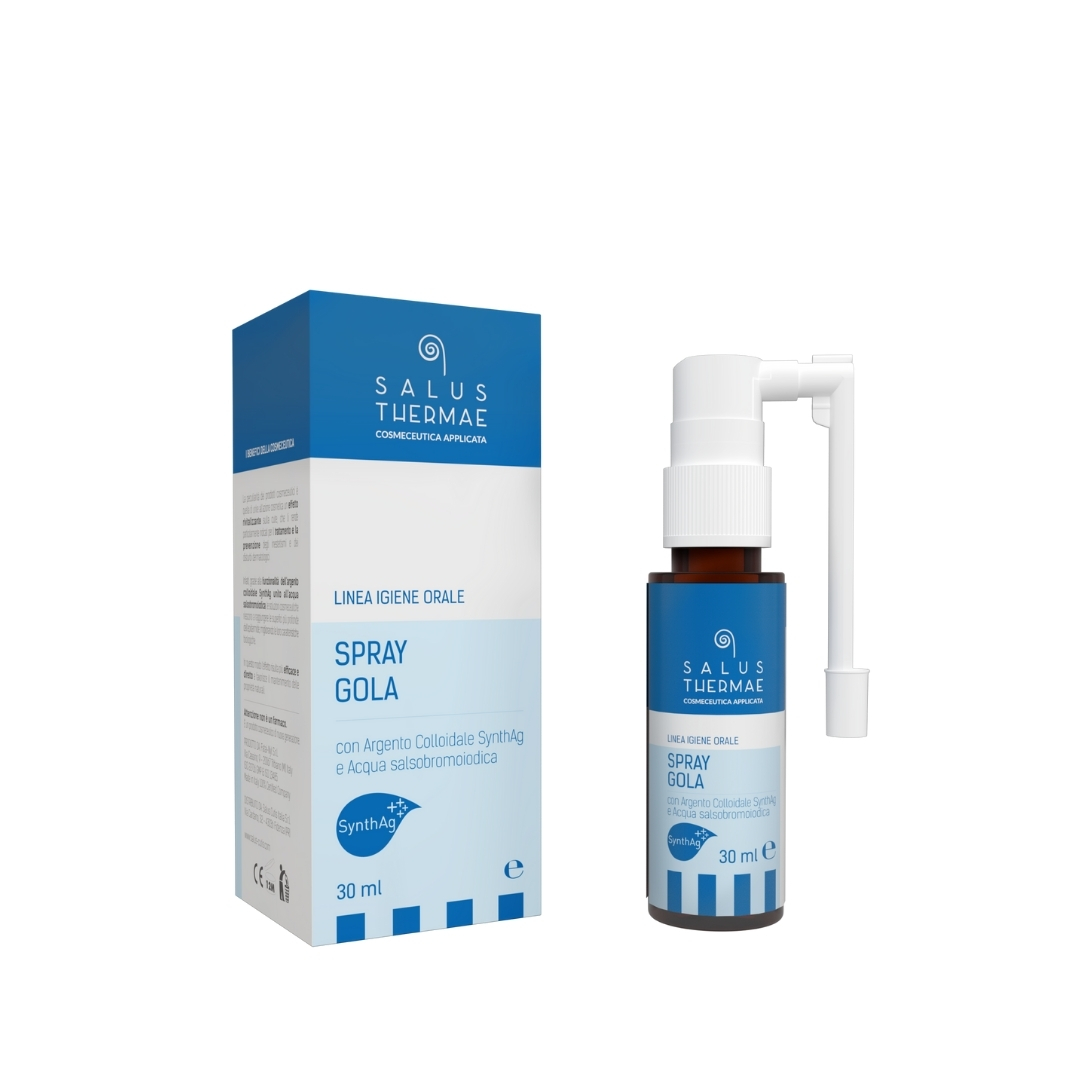Throat Spray 30 ml with SynthAg Silver and Thermal Water.