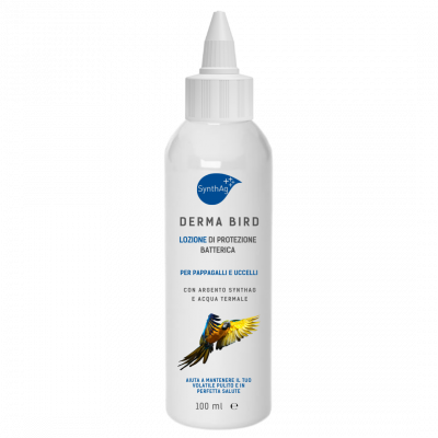 DERMA BIRD Antibacterial lotion for Parrots and Birds.
